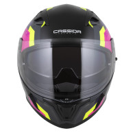 Cassida Orbit Track fluo - Integralhelm ECE 22.06 mit Visier