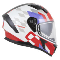 Cassida Orbit Track Rot Fluoreszierend - Integralhelm ECE 22.06