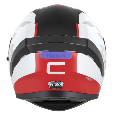 Cassida Orbit Track red fluo - ECE 22.06 integral helmet