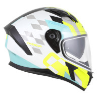Cassida Orbit Track white fluo - ECE 22.06 integral helmet