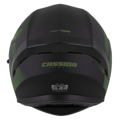 Cassida Orbit Grind Schwarz Matt - Integralhelm ECE 22.06