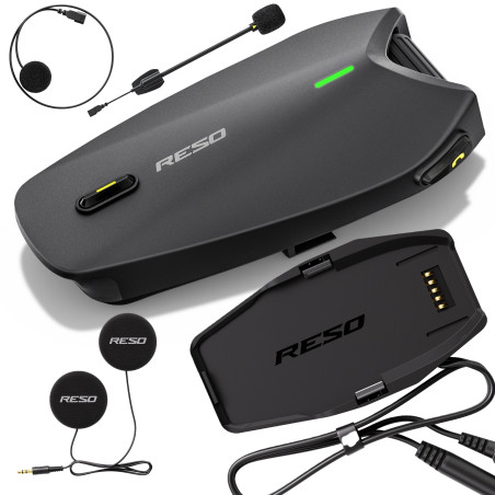 ResoPRO DuoSync motocyklový interkom 2× Mesh bez obmedzenia dosahu MagneticDoc