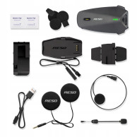 ResoPRO DuoSync Motorrad-Intercom 2× Mesh ohne Reichweitenbegrenzung MagneticDoc
