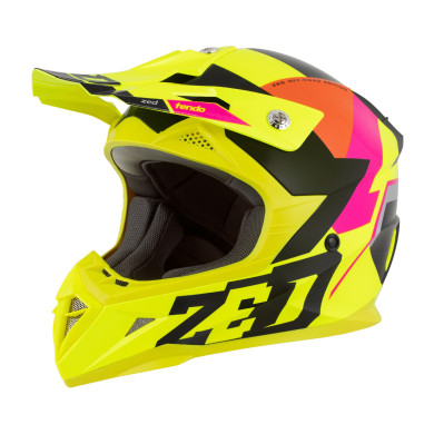 prilba X1.9 TENDO, ZED (žltá fluo/ružová/oranžová/čierna) 2026
