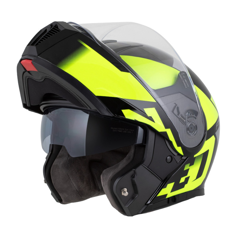 F19 helmet, ZED (black/fluorescent yellow) 2026