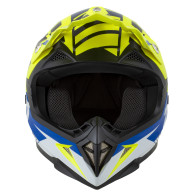 X1.9D TARGA sisak, ZED, gyerekeknek (fluoreszkáló sárga/kék/fekete/fehér) 2026
