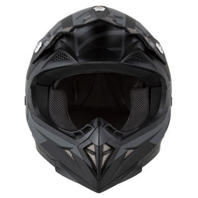 Helm X1.9D TARGA, ZED, Kinder (grau matt/schwarz) 2026