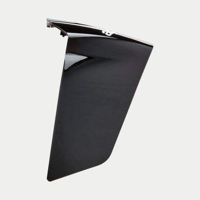 Aerodynamischer Spoiler für den Helm SUPERTECH R10 SOLID, Rennprofil, ALPINESTARS (schwarz)