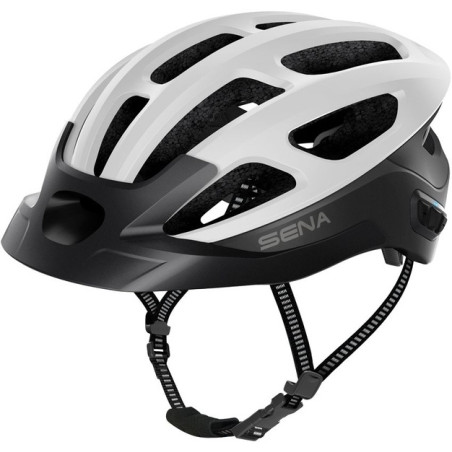 SENA RADHELM MIT INTERKOMEM M1 LED-LAMPE + NEUER PROZESSOR