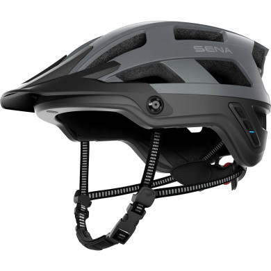 copy of SENA KASK ROWEROWY Z INTERKOMEM M1 LAMPKA LED + DASZEK NOWY PROCESOR