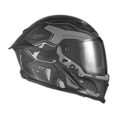 Motorcycle Full Face Helmet NOX Exklusiv GOLIATH ECE 22.06 sun visor + dark visor Pinlock ready intercom