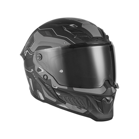 Motorcycle Full Face Helmet NOX Exklusiv GOLIATH ECE 22.06 sun visor + dark visor Pinlock ready intercom