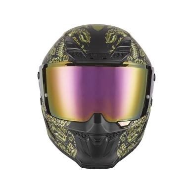 Motorcycle Full Face Helmet NOX Exklusiv GOLIATH ECE 22.06 sun visor + visor Pinlock ready intercom ready