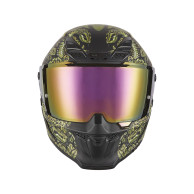 Motorcycle Full Face Helmet NOX Exklusiv GOLIATH ECE 22.06 sun visor + visor Pinlock ready intercom ready