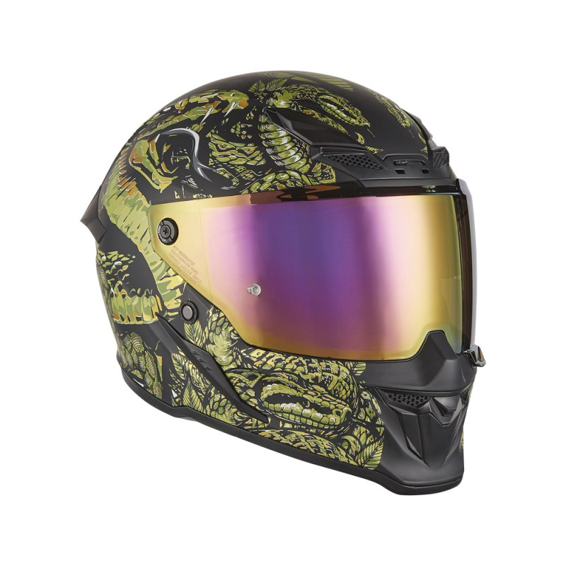 Motorcycle Full Face Helmet NOX Exklusiv GOLIATH ECE 22.06 sun visor + visor Pinlock ready intercom ready