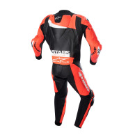 gP PLUS 4 egyrészes öltöny, TECH-AIR kompatibilis, ALPINESTARS (fekete/fluoreszkáló/fehér)