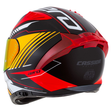 Helm Aero Drome, CASSIDA (Schwarz-Perlmutt/Orange/Rot/Weiß) 2026