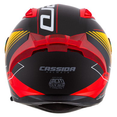 Helm Aero Drome, CASSIDA (Schwarz-Perlmutt/Orange/Rot/Weiß) 2026