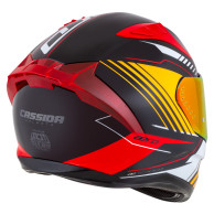 Helm Aero Drome, CASSIDA (Schwarz-Perlmutt/Orange/Rot/Weiß) 2026