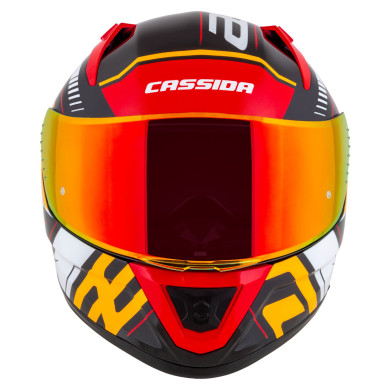Helm Aero Drome, CASSIDA (Schwarz-Perlmutt/Orange/Rot/Weiß) 2026