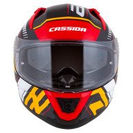 Aero Drome helmet, CASSIDA (black pearl/orange/red/white) 2026