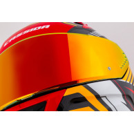 Helm Aero Drome, CASSIDA (Schwarz-Perlmutt/Orange/Rot/Weiß) 2026