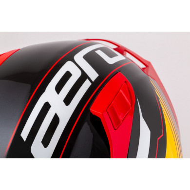 Helm Aero Drome, CASSIDA (Schwarz-Perlmutt/Orange/Rot/Weiß) 2026