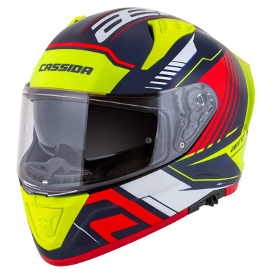Aero Drome-Helm, CASSIDA (perlmuttblau/gelb/orange/rot/weiß) 2026