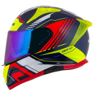 Aero Drome-Helm, CASSIDA (perlmuttblau/gelb/orange/rot/weiß) 2026