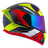 Aero Drome-Helm, CASSIDA (perlmuttblau/gelb/orange/rot/weiß) 2026