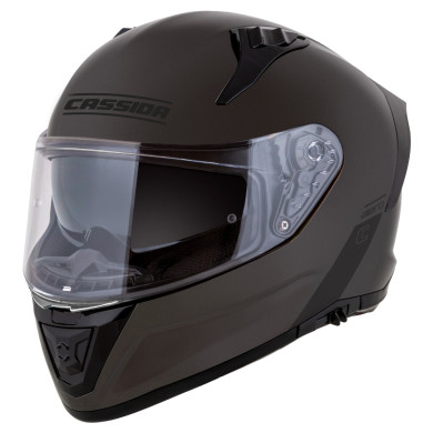 helmet Aero Super Solid, CASSIDA (dark chrome/black) 2026