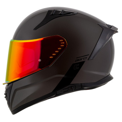 Prilba Aero Super Solid, CASSIDA (tmavý chróm/čierna) 2026