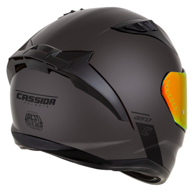 helmet Aero Super Solid, CASSIDA (dark chrome/black) 2026
