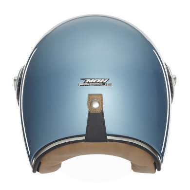 NOX Heritage kék ECE 22.06 nyitott sisak Vespa robogóhoz