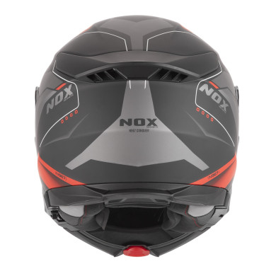 Helma N967 CONQUER, NOX (matná černá, červená) 2026