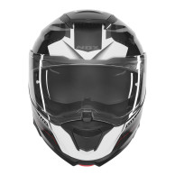 helmet N967 CONQUER, NOX (black matt, white, red) 2026