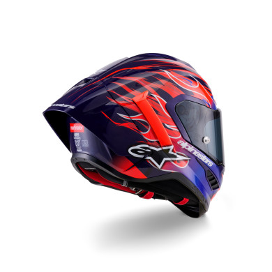 helmet SUPERTECH R10 FLYTE limited edition JORGE MARTIN, ALPINESTARS (purple/red) 2026