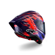 helmet SUPERTECH R10 FLYTE limited edition JORGE MARTIN, ALPINESTARS (purple/red) 2026