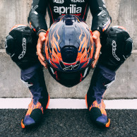 helmet SUPERTECH R10 FLYTE limited edition JORGE MARTIN, ALPINESTARS (purple/red) 2026