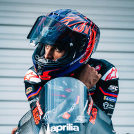 helmet SUPERTECH R10 FLYTE limited edition JORGE MARTIN, ALPINESTARS (purple/red) 2026