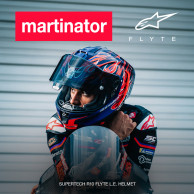helmet SUPERTECH R10 FLYTE limited edition JORGE MARTIN, ALPINESTARS (purple/red) 2026