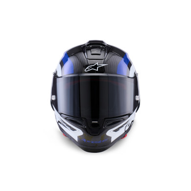 Alpinestars Supertech R10 Arius Carbon - motoros sisak ECE 22.06 / DOT / FIM kék