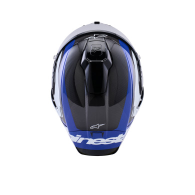 Alpinestars Supertech R10 Arius Carbon - motoros sisak ECE 22.06 / DOT / FIM kék