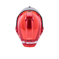 sUPERTECH R10 ARIUS Red sisak, ALPINESTARS (piros/piros/piros/karbon/fehér) 2026