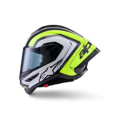 přilba SUPERTECH R10 ARIUS, ALPINESTARS (carbon/ fluo yellow/white) 2026