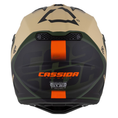 helmet Cross Cup 2 Napa Junior, CASSIDA (sand/green/orange/black matt) 2026