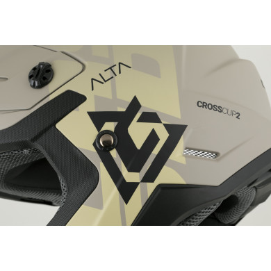 Kask Cross Cup 2 Alta Junior, CASSIDA (matt sand/grau) 2026
