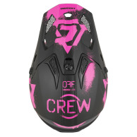 Kask Cross Cup 2 Crew Junior, CASSIDA (schwarz matt/pink fluo) 2026
