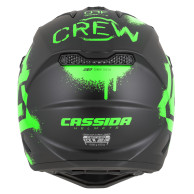 Kask Cross Cup 2 Crew Junior, CASSIDA (schwarz matt/leuchtend grün) 2026