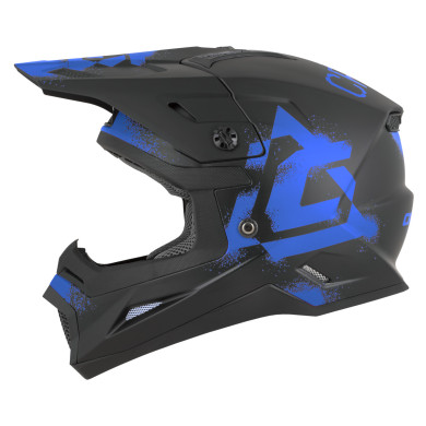 Kask Cross Cup 2 Crew Junior, CASSIDA (schwarz matt/blau) 2026
